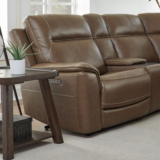 Collins - Left Arm Recliner P3 & ZG - Brown