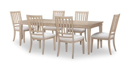 Edgewater - Slat Back Side Chair (Set of 2) - Light Brown