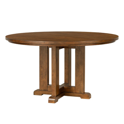 Lake House - Round Pedestal Dining Table Top - Pinecone