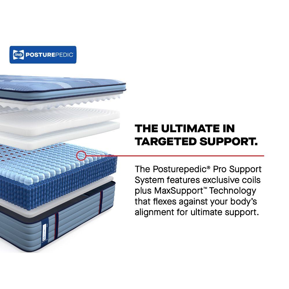 Posturepedic Pro - Dupont II Euro Pillow Top Medium Mattress