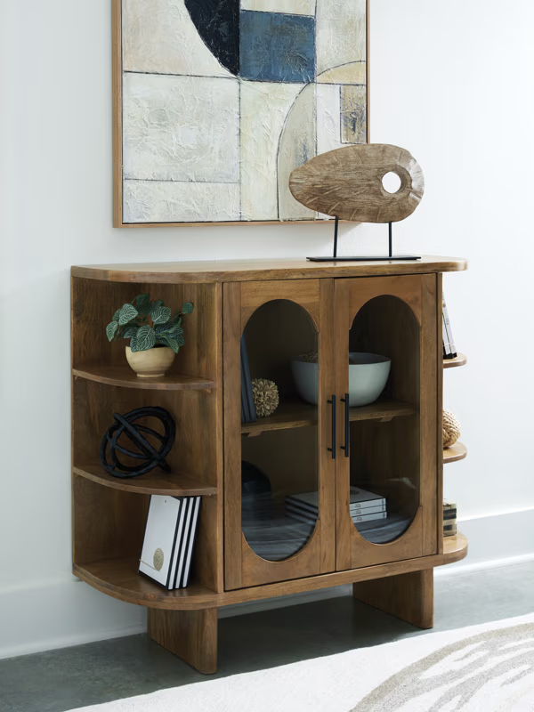 Niall - Accent Cabinet - Light Brown