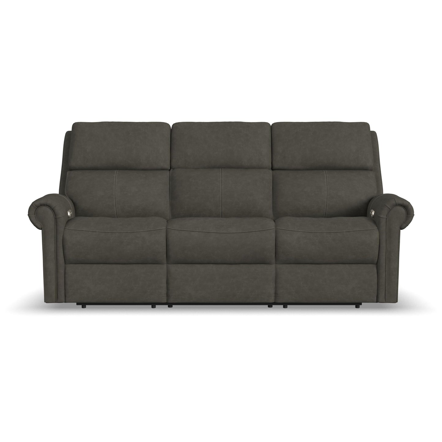 Bernard - Power Reclining Sofa With Console, Power Headrest, & Lumbar