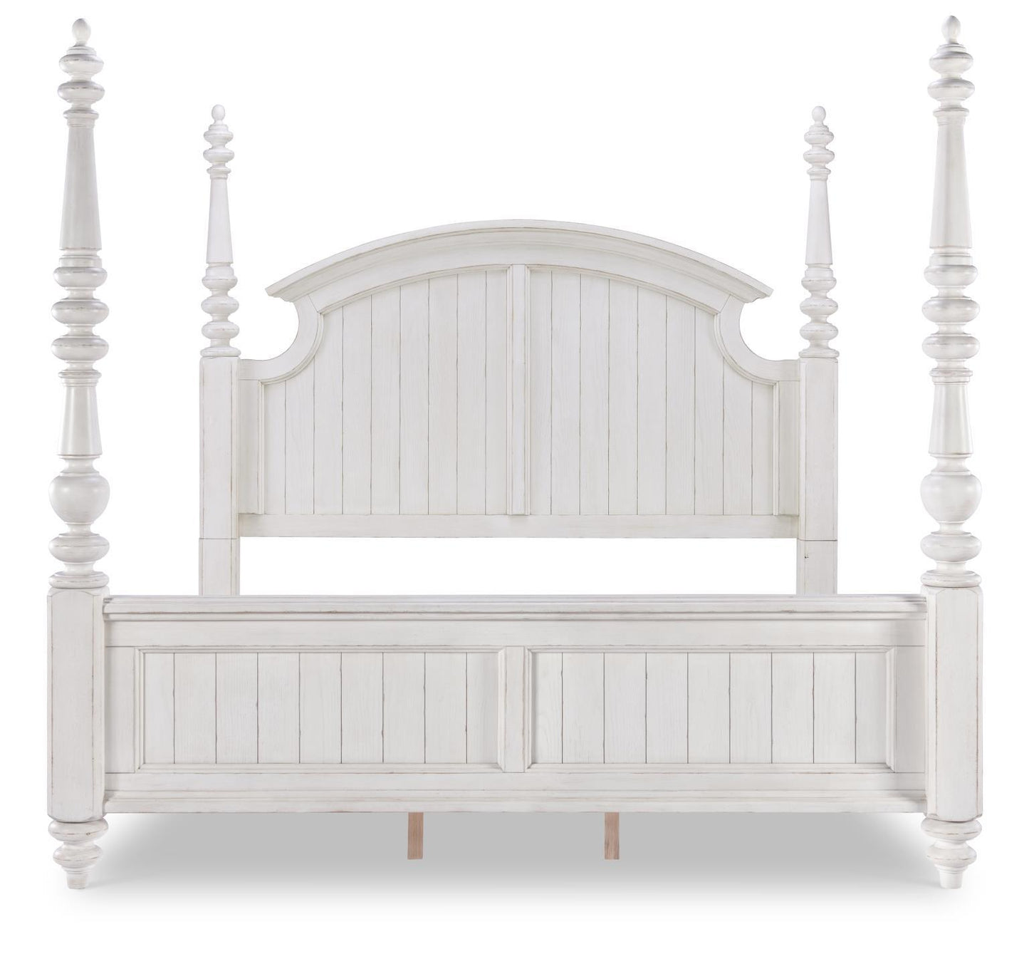 Cottage Park - Poster Panel Headboard King / California King - Aged White