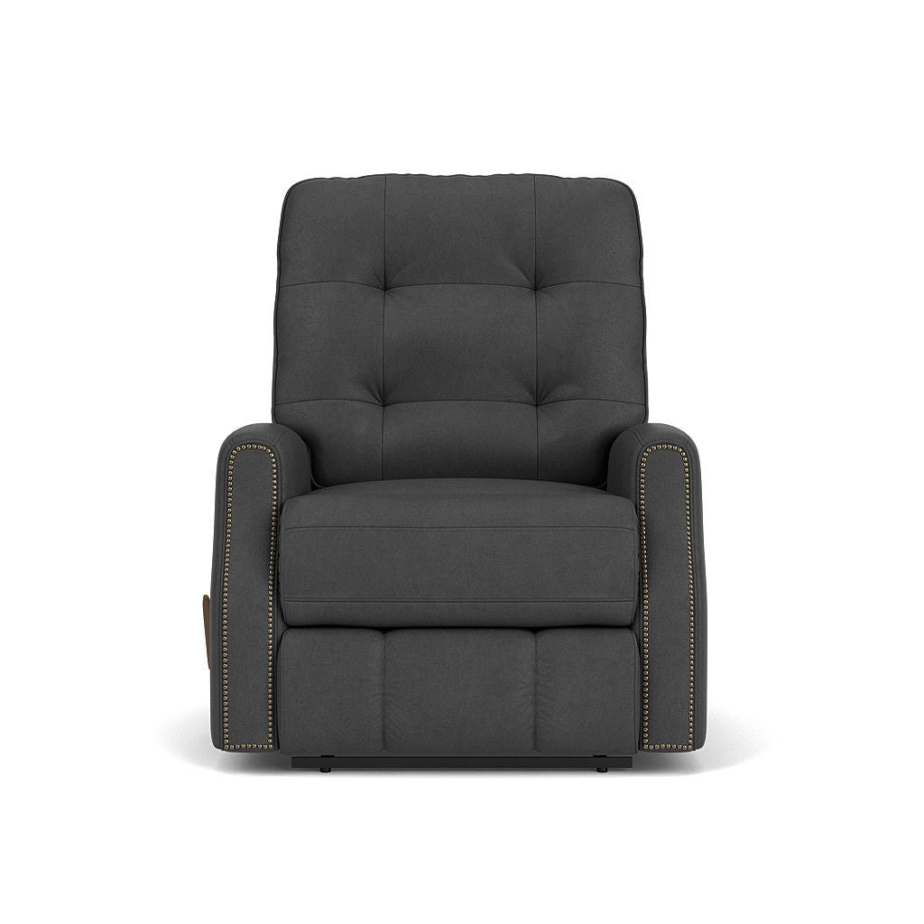 Devon - Leather Recliner, Nailhead Trim