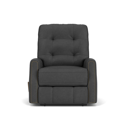 Devon - Leather Recliner, Nailhead Trim