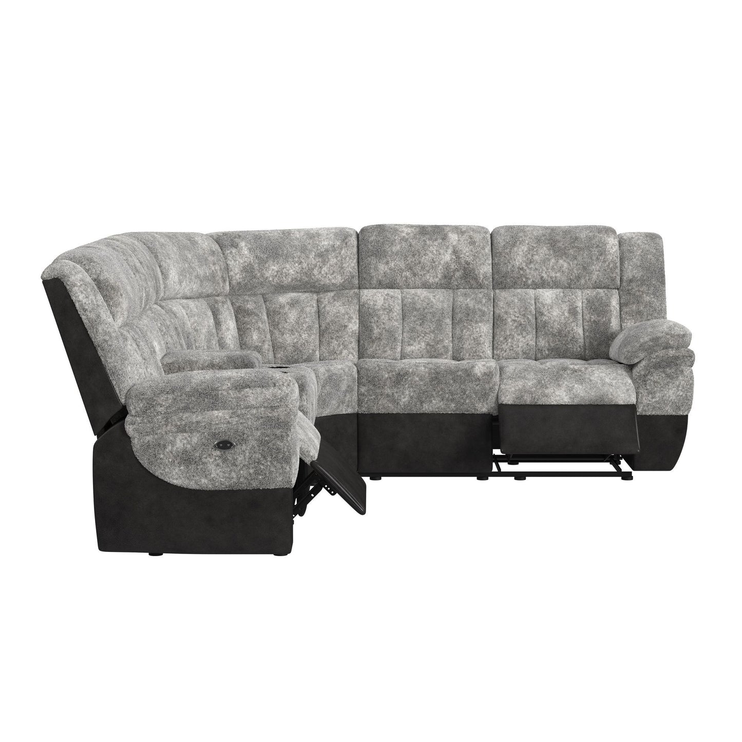 Santorini - RHF Power Motion Recliner - Dillon / Shire Steel