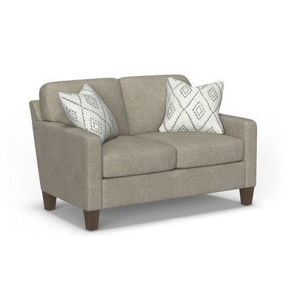 Moxy - Fabric Loveseat With Straight Track Arms