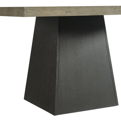 Jemma - Square Dining Table - Gray / Dark Espresso