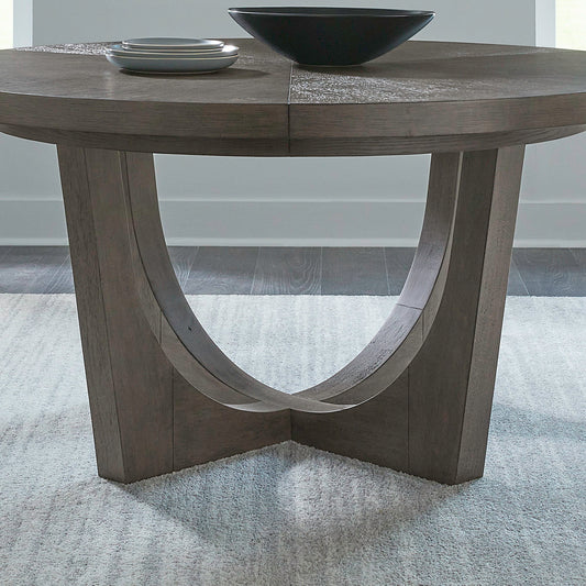 Cascade Falls - Round Pedestal Table Base - Satin Espresso