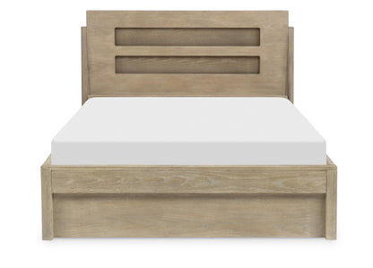 District - Panel Headboard Full - Weathered Oak