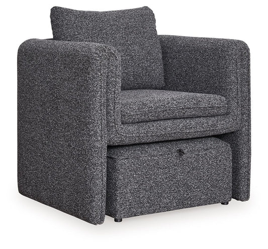 Vreni - Accent Chair - Charcoal / Black