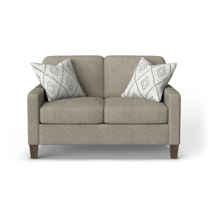 Moxy - Fabric Loveseat With Straight Track Arms