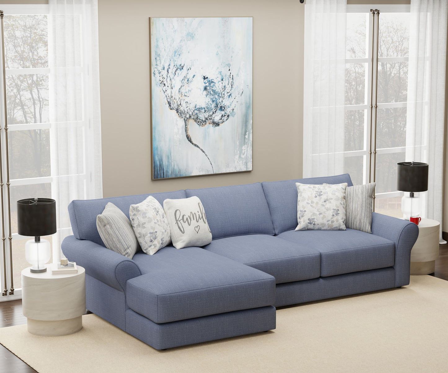 Cape May - LSF Chaise - Denim