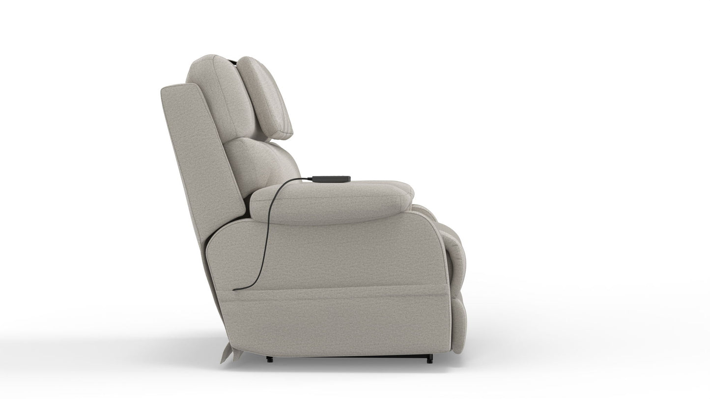 Dreamtime - 48" Power Headrest Power Lay Flat Recliner With CR3 Heat/Massage/Zero Gravity