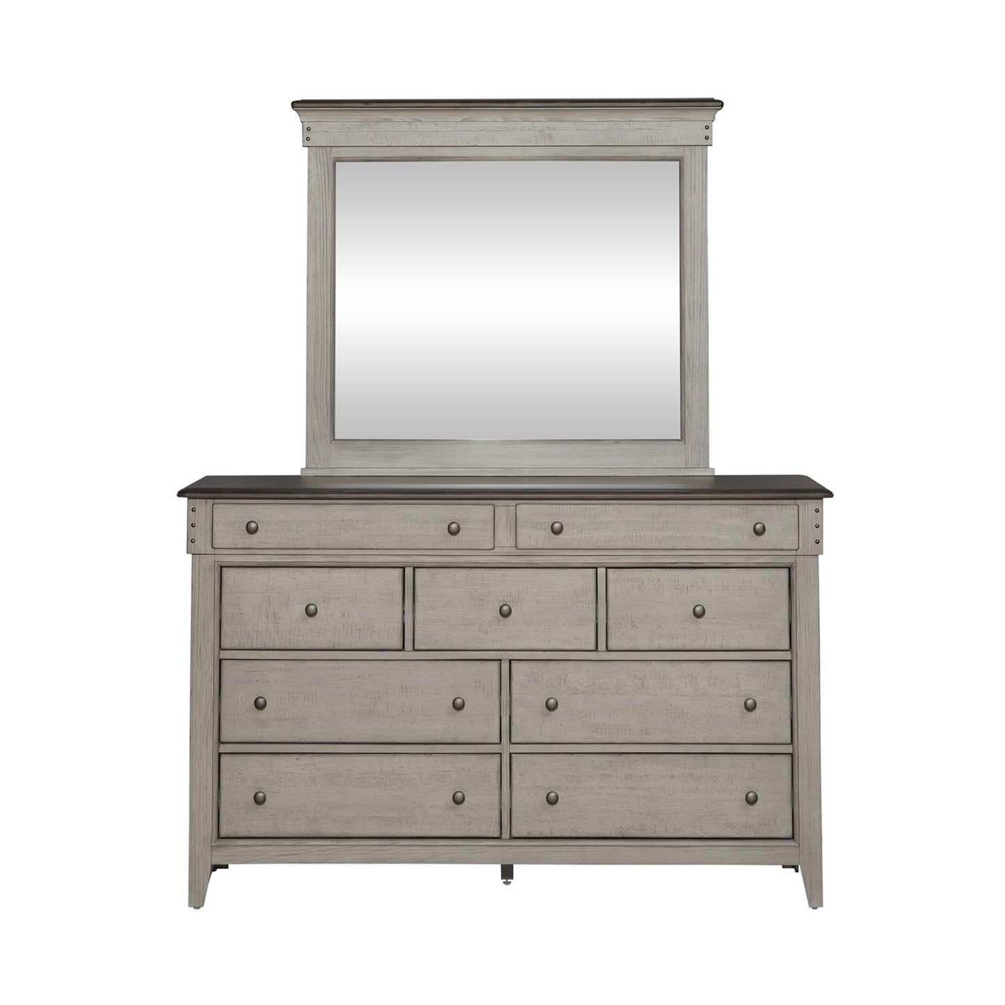 Ivy Hollow - Dresser & Mirror - White
