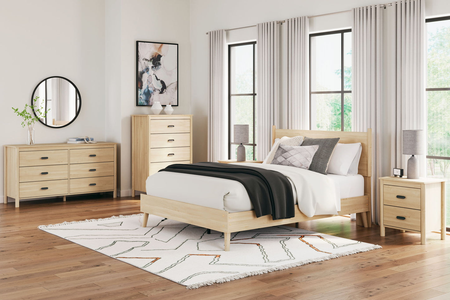 Cabinella - Platform Bedroom Set