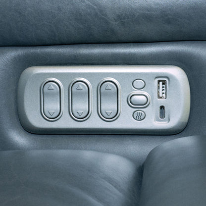 Oasis - Power Reclining Sofa With Power Headrests, Lumbar, Heat & Massage