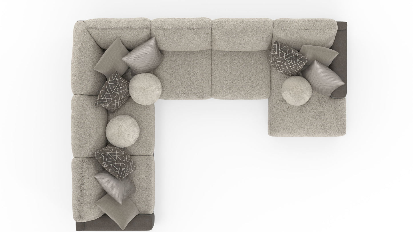 Canyon - LSF Sofa - Umber