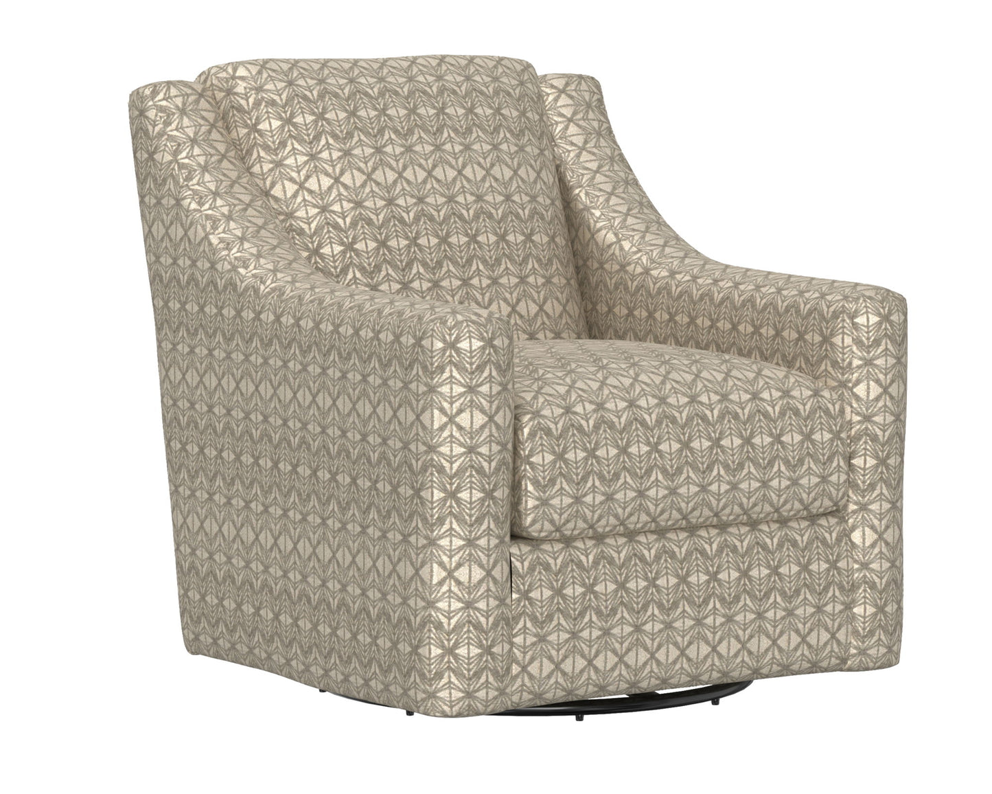 Hyde Park - Fabric Swivel Chair - Beige