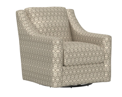 Hyde Park - Fabric Swivel Chair - Beige