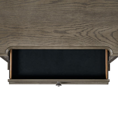Kings Court - 3-Drawer Nightstand (Sliding Top) - Gray