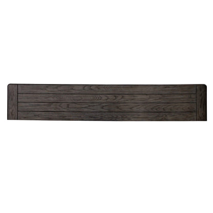 Allyson Park - Hall Table - Wirebrushed White / Charcoal