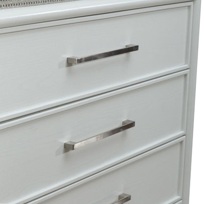 Reflections - 5 Drawer Chest With Lights - White