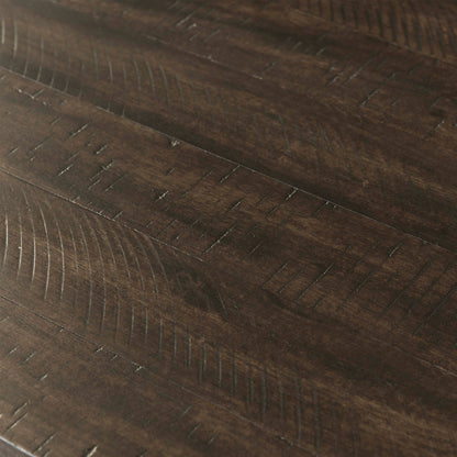 Stone - Coffee Table With PU Base - Dark Walnut