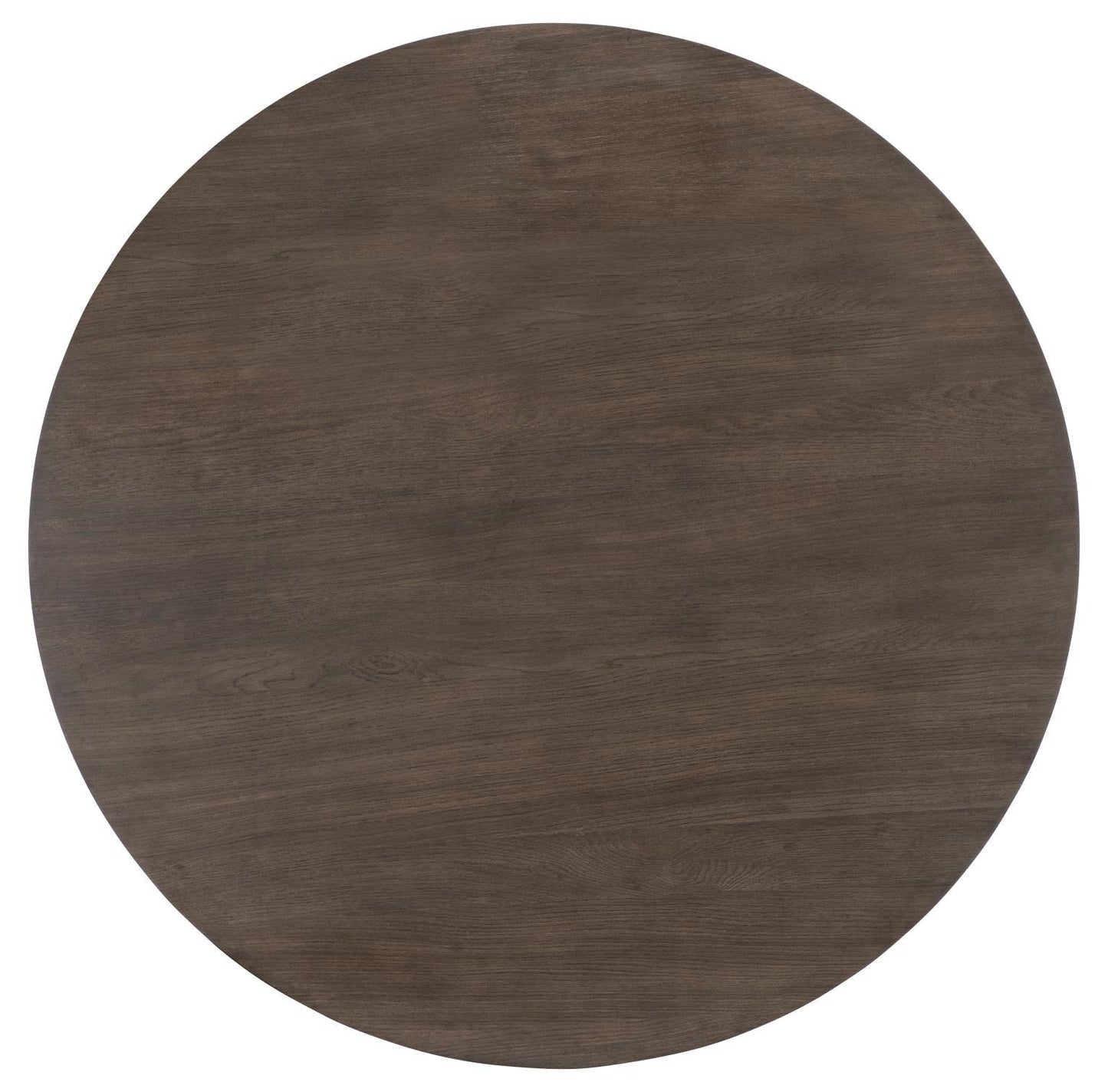 Lancia - Complete Round Dining Table - Charred Oak