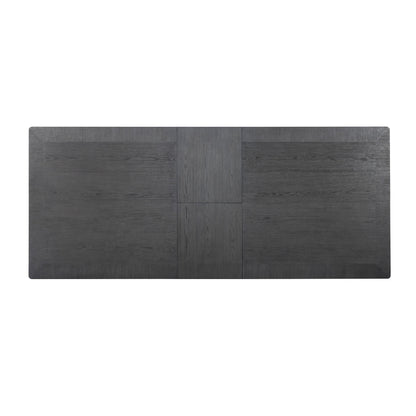 Waterfall - Rectangular Dining Table - Deep Ebony