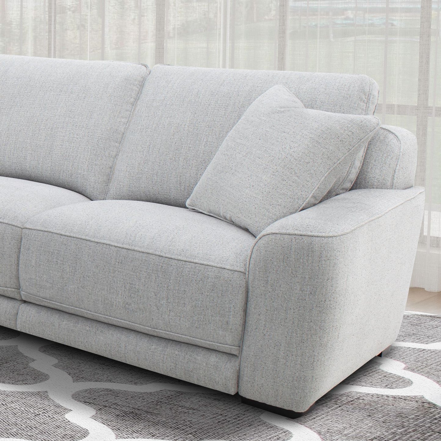 Blake - Right Arm Recliner P2 & Zero Wall - Estero Smoke