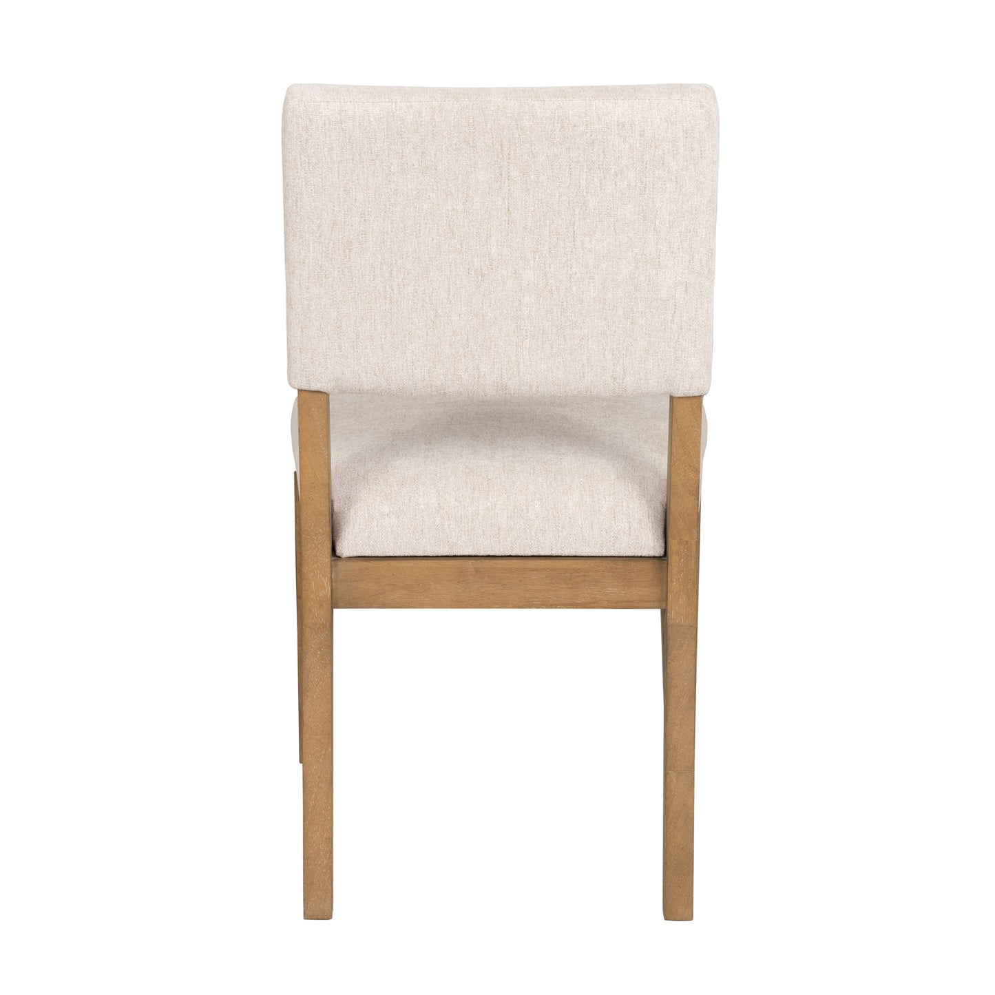 Millwork - Dining Chair (Set of 2) - White / Light Brown