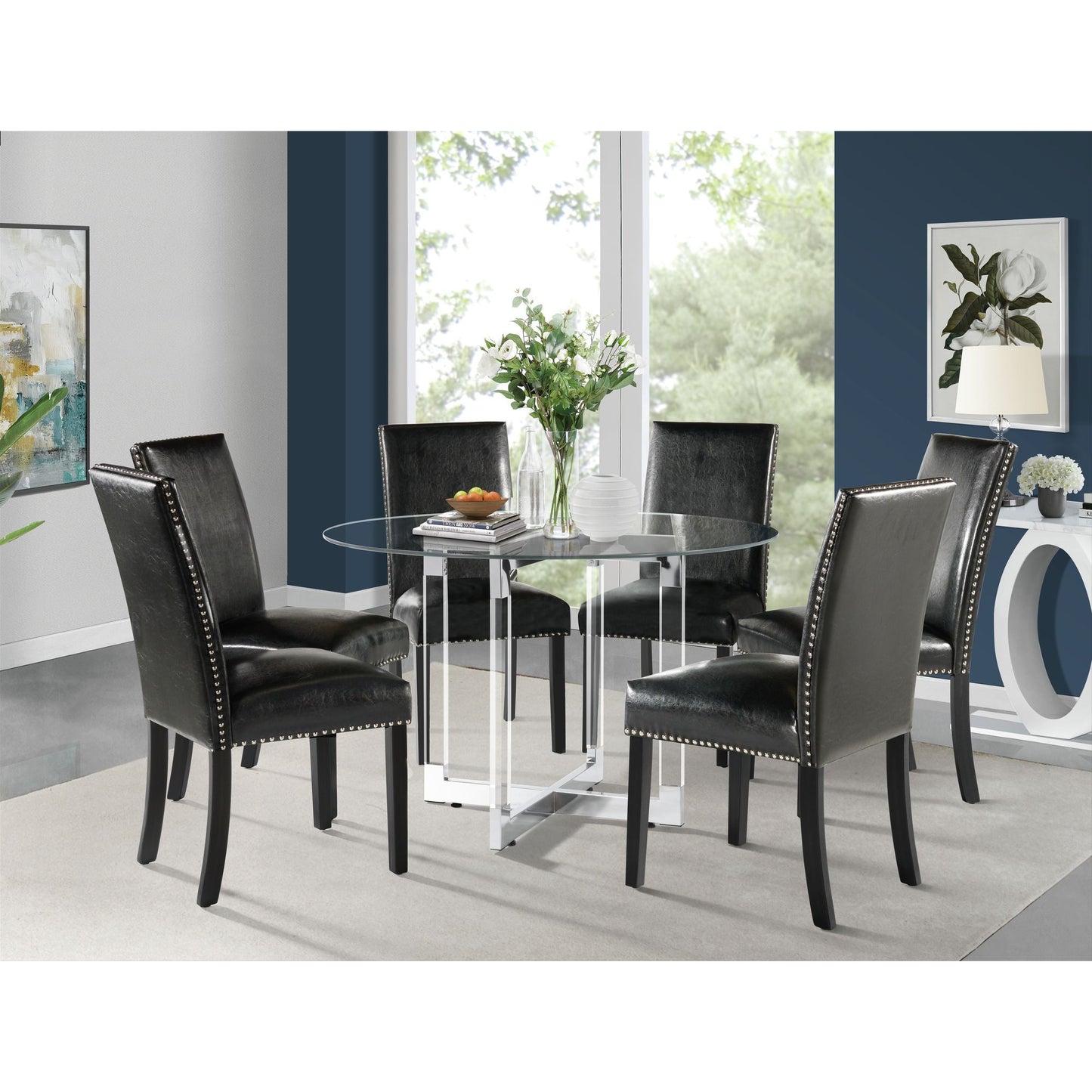 Zurich - Round Dining Table Complete - White