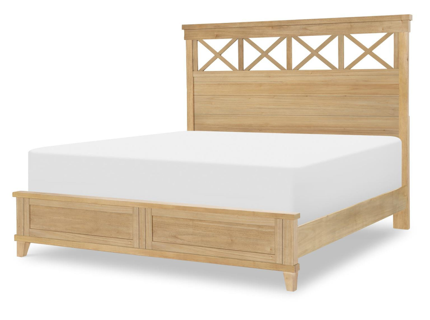 XXX's And OOO's - Queen X Panel Headboard - Amber