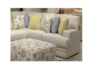 Stockbridge - Sectional With Comfort Coil Seating, 41" Cocktail Ottoman And Accent Pillows Included