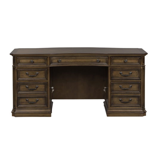 Amelia - Jr Executive Desk Top - Dark Brown