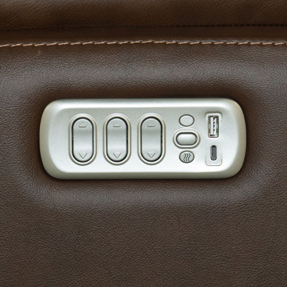 Henry - Power Swivel Gliding Recliner With Power Headrest, Lumbar, Heat & Massage