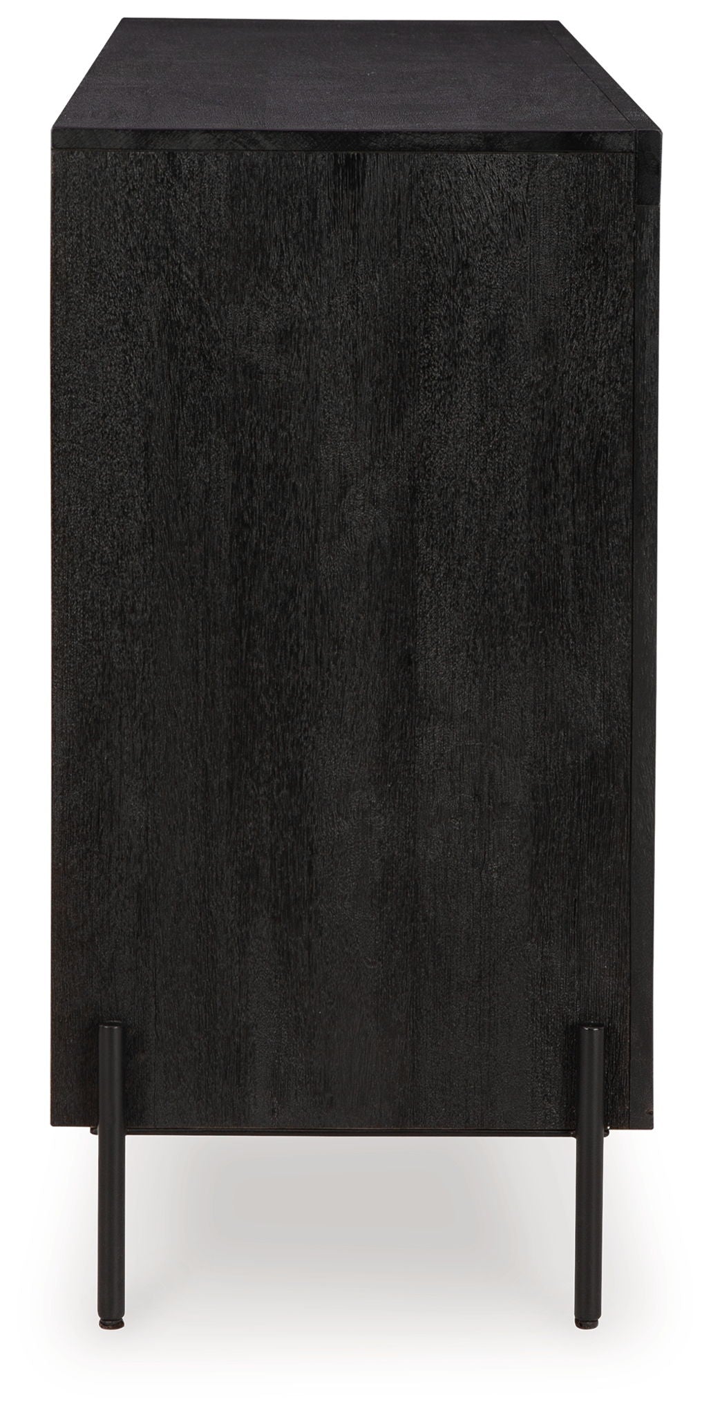 Vallisburg - Accent Cabinet - Black / Natural