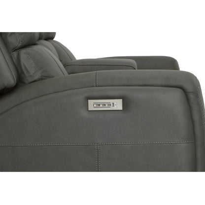 Linden - Power Reclining Loveseat With Console & Power Headrests & Lumbar