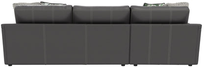 Minori - Italian Leather Sofa / Chaise And Cocktail Ottoman