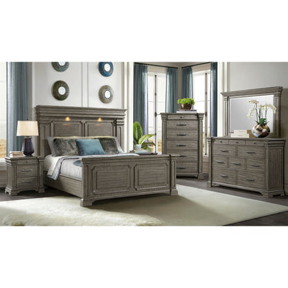 Kings Court - 6-Drawer Chest - Gray