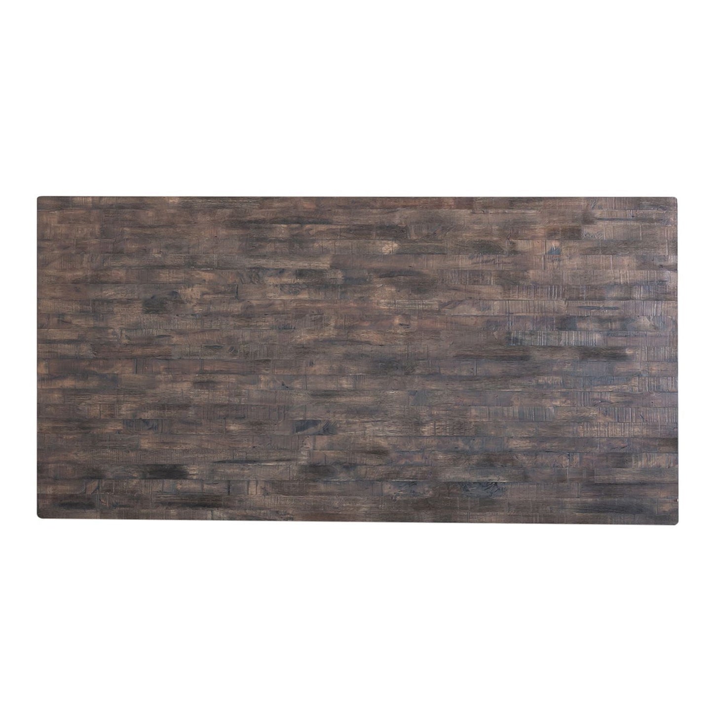 Farmhouse - Fixed Top Trestle Table - Two Tone White / Wood Tone