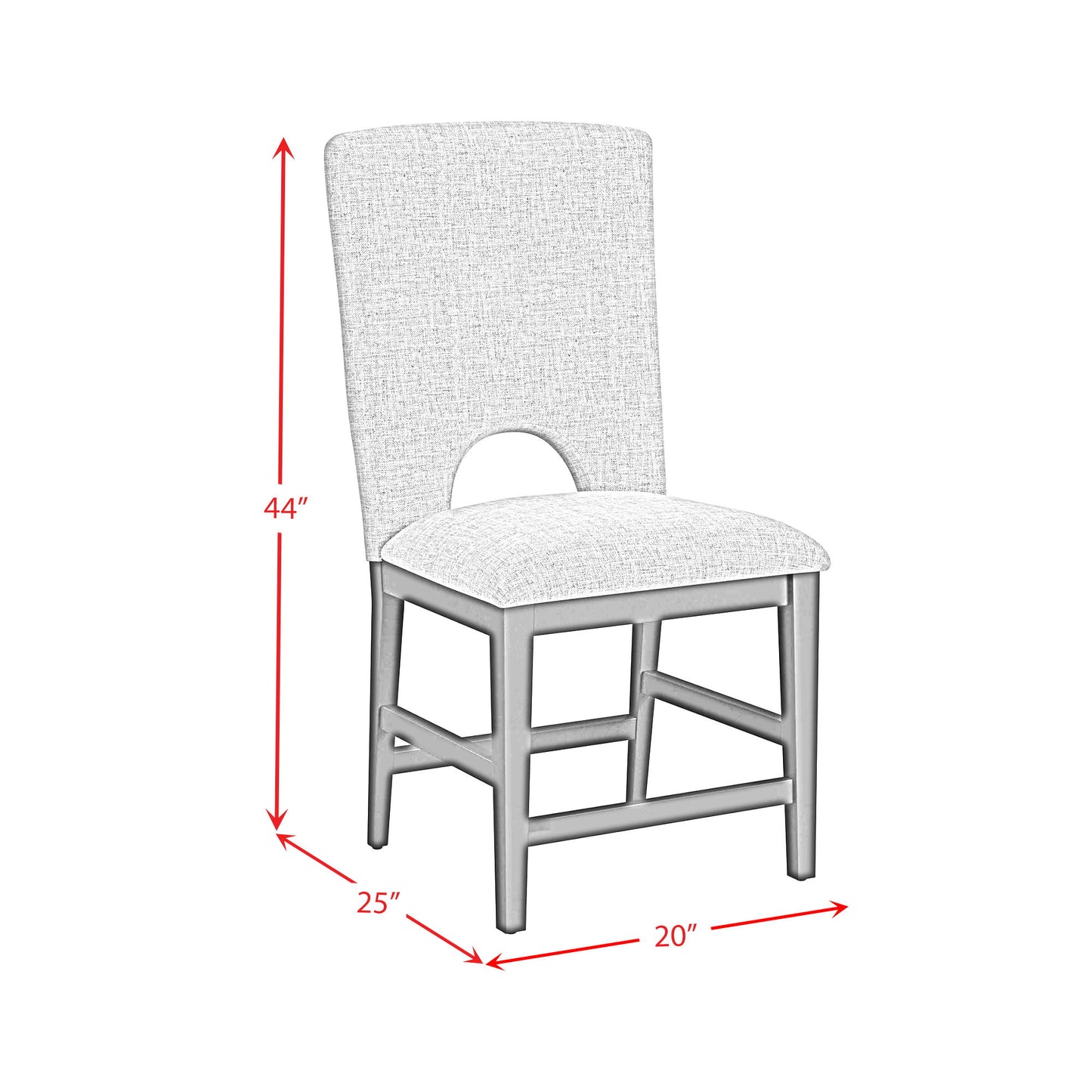Oregon - 5 Piece Counter Height Dining Set (Round Counter Table And Four Chairs)