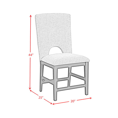 Oregon - 5 Piece Counter Height Dining Set (Round Counter Table And Four Chairs)