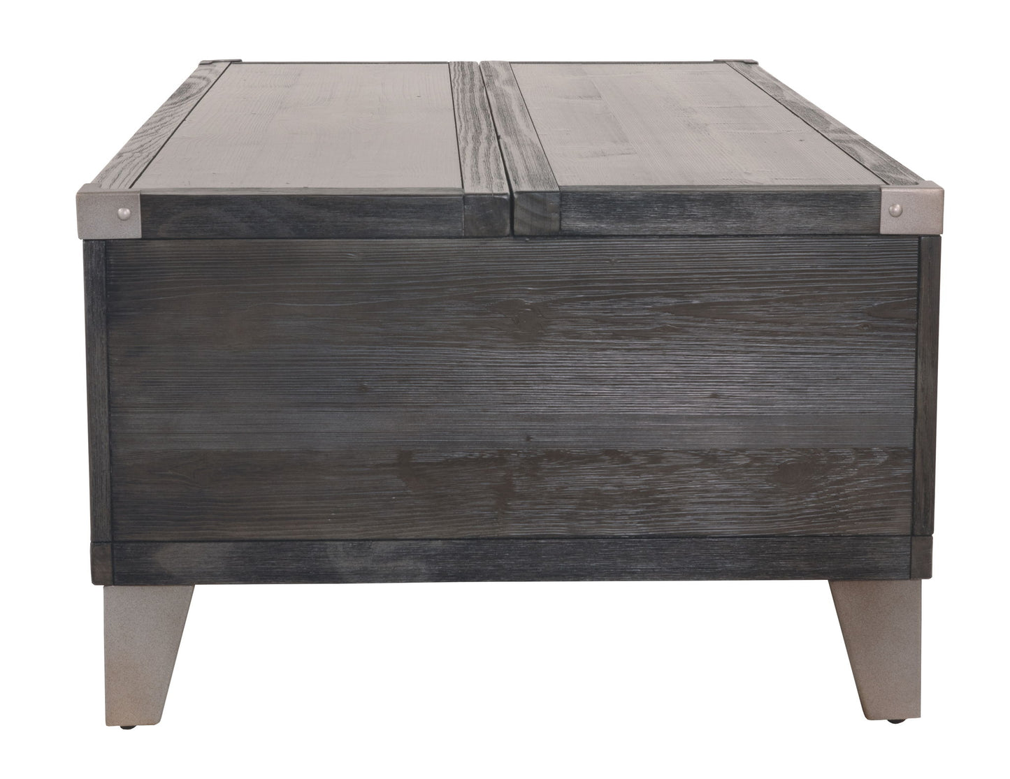 Todoe - Lift Top Cocktail Table - Dark Gray