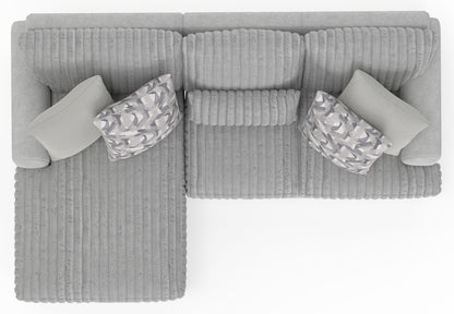 Titan - Sectional With Comfort Coil Seating And Accent Pillows Included