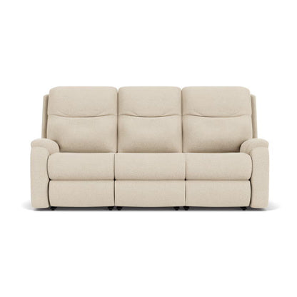 Penn - Transitional Fabric Power Reclining Sofa With Power Headrests & Lumbar
