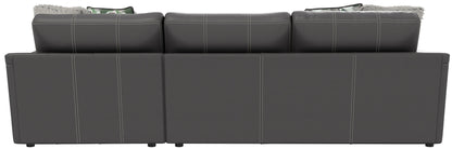 Minori - Italian Leather Sofa / Chaise And Cocktail Ottoman