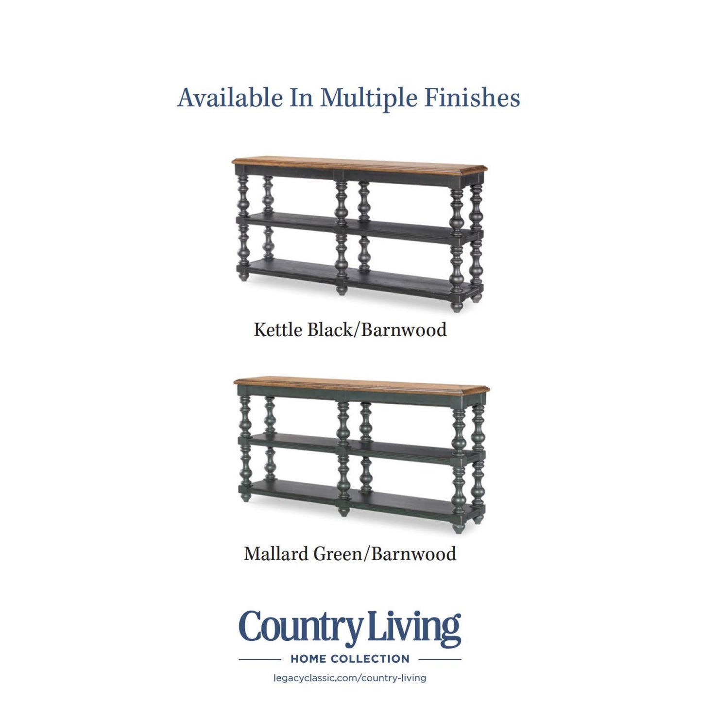 Vintage Market - Turned Bobbin Leg Console Table