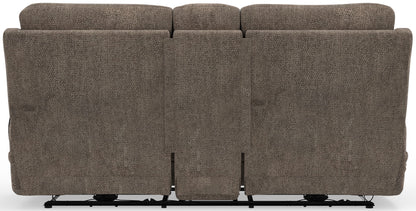 Joya - Power Zero Gravity Reclining Console Loveseat With Power Adjustable Headrest And CR3 Heat/Massage/Lumbar/ZG - Mushroom